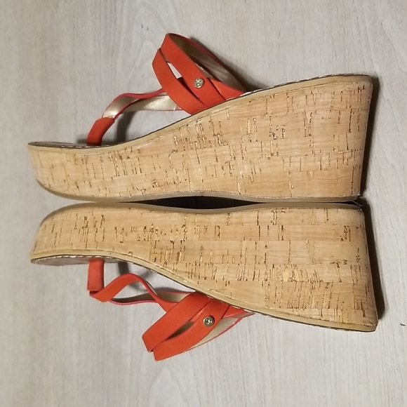 NWOT Sam Edelman Rasha Red Wedge Size 8 - Picture 8 of 10